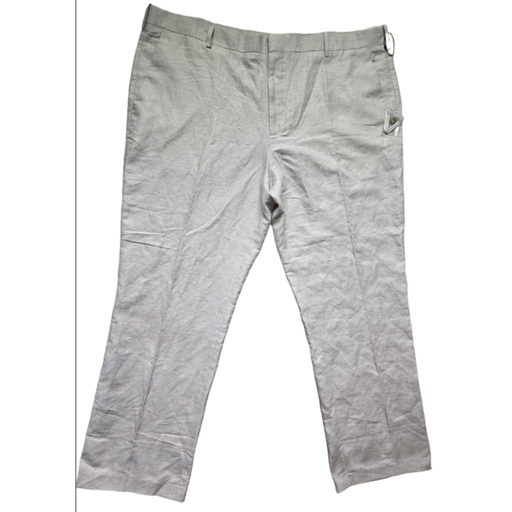 Men's Perry Ellis Linen Blend Pants Waist 44 Beige